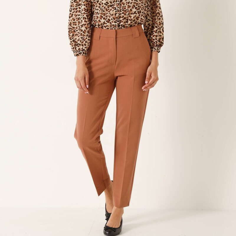 Splývavé cigaretové nohavice karamelová 054 Blancheporte 65218991