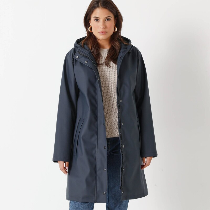 Nepremokavá dlhá bunda s fleecovou podšívkou, z recyklovaného 65219121