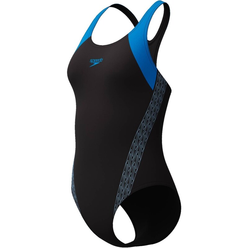 Jednodielne plavky Laneback Speedo čierna/modrá 042 Blancheporte 65219239