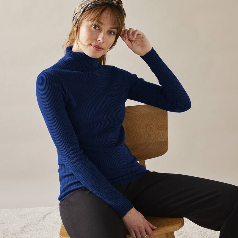 Vrúbkovaný rolák žiarivo modrá 036 Blancheporte 56607612