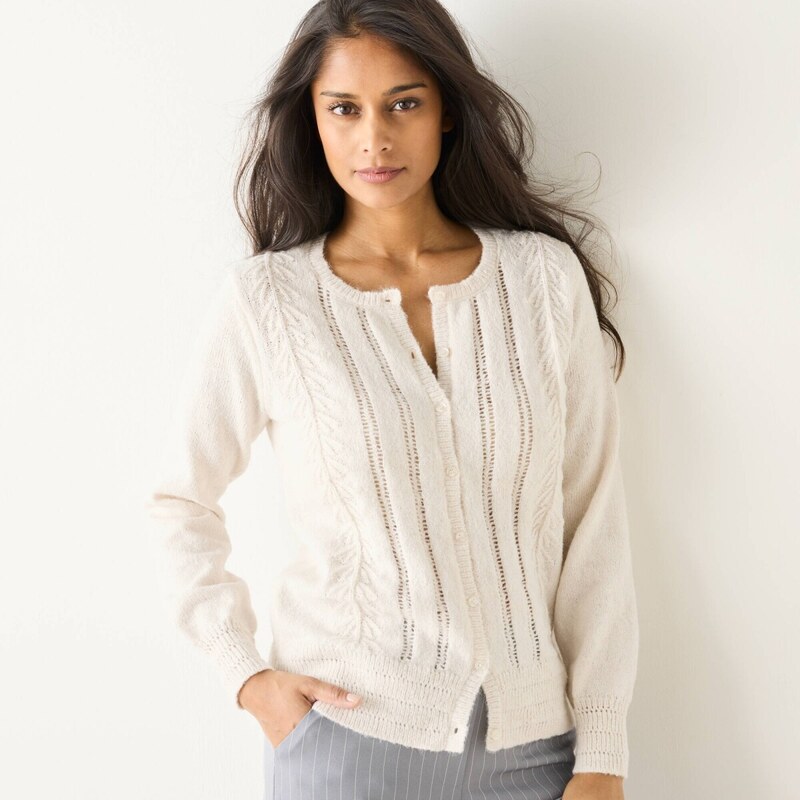 Sveter s ažúrovým vzorom ražná 054 Blancheporte 65218888