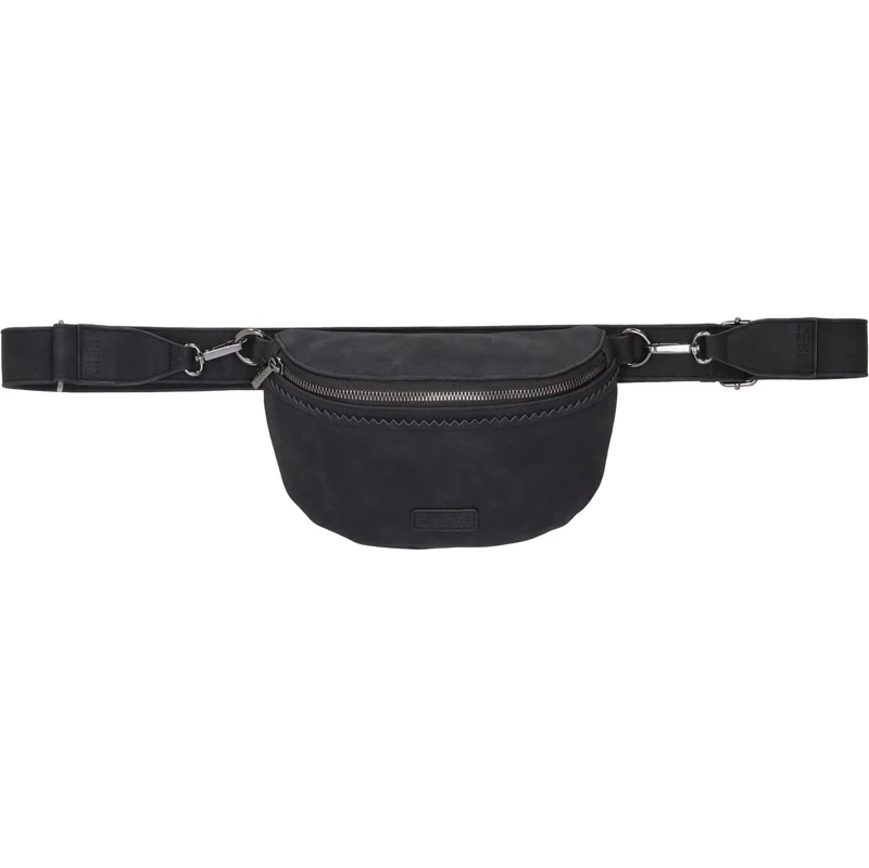 Zebra trends Čierna ľahká kožená ľadvinka „Saddie“ 65263841