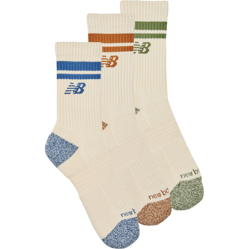 New Balance Športové ponožky ACTIVE LIFESTYLE STRIPED CREW SOCKS 3 65232443