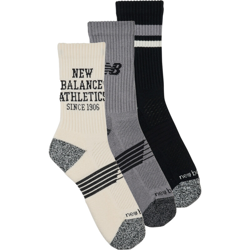 New Balance Športové ponožky ACTIVE LIFESTYLE GRAPHIC CREW SOCKS 3 65232444