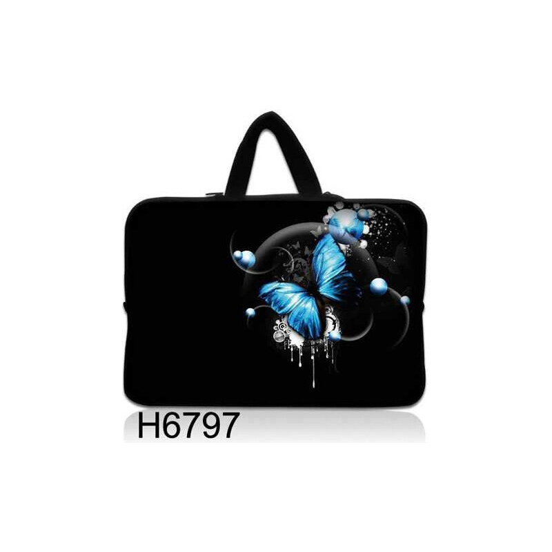 Taška Huado na notebook do 10.2 Modrý motýľ 65220549