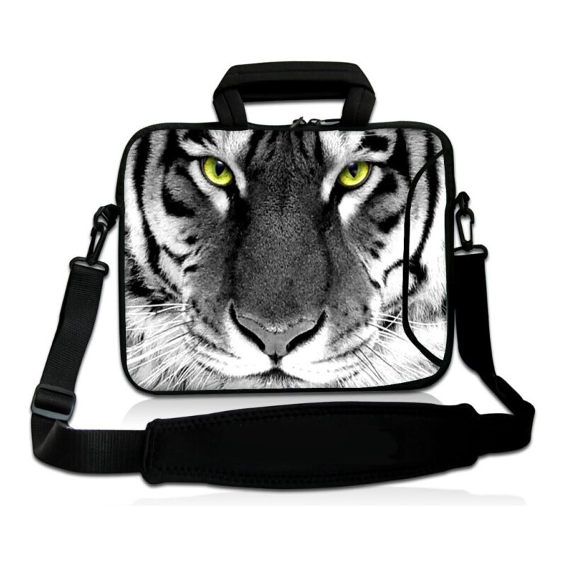 Taška cez rameno Huado do 13.3 Čiernobiely Tiger 65220724