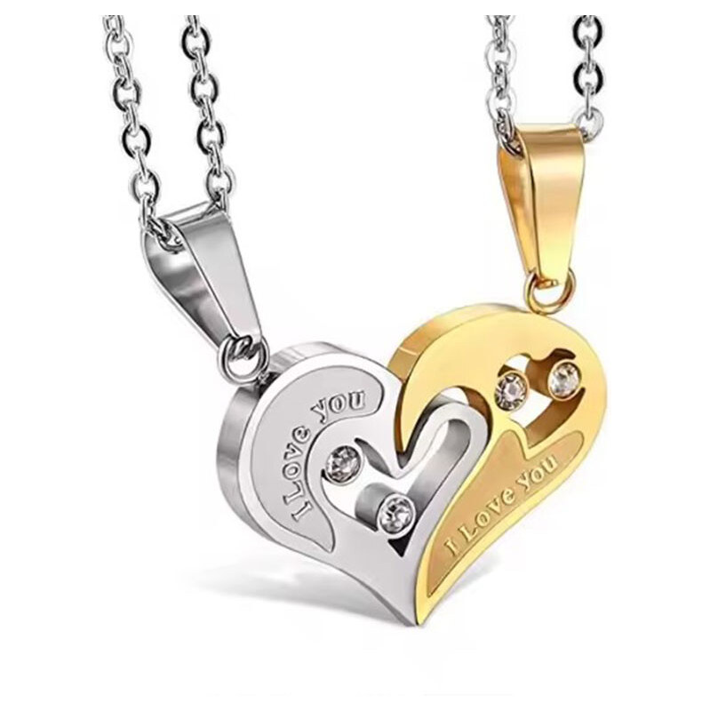 Impress Jewelry Prívesok pre dvoch, puzzle I LOVE YOU gold 65220792