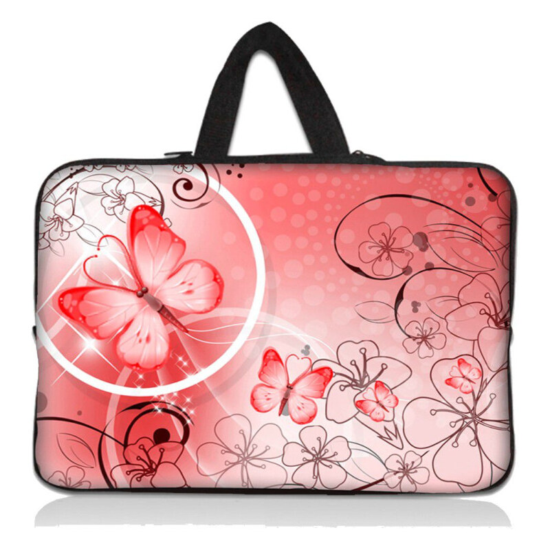 Taška Huado na notebook do 14.4 Rúžový motýľ 65220911