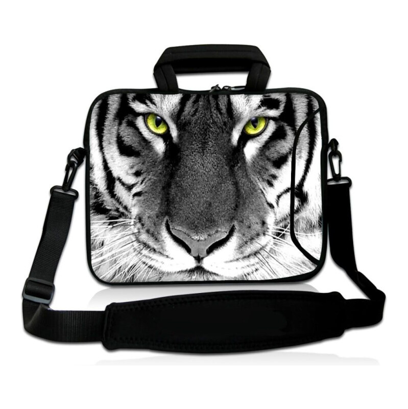 Taška cez rameno Huado do 15.6 Čiernobiely Tiger 65220998