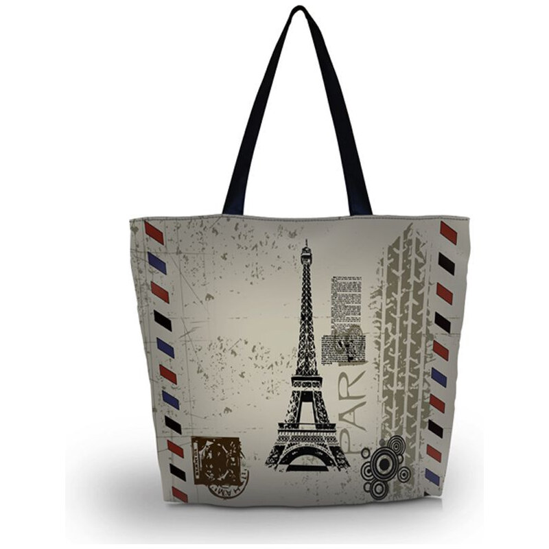 Nákupná a plážová taška Huado - Eiffelova věž 65221085