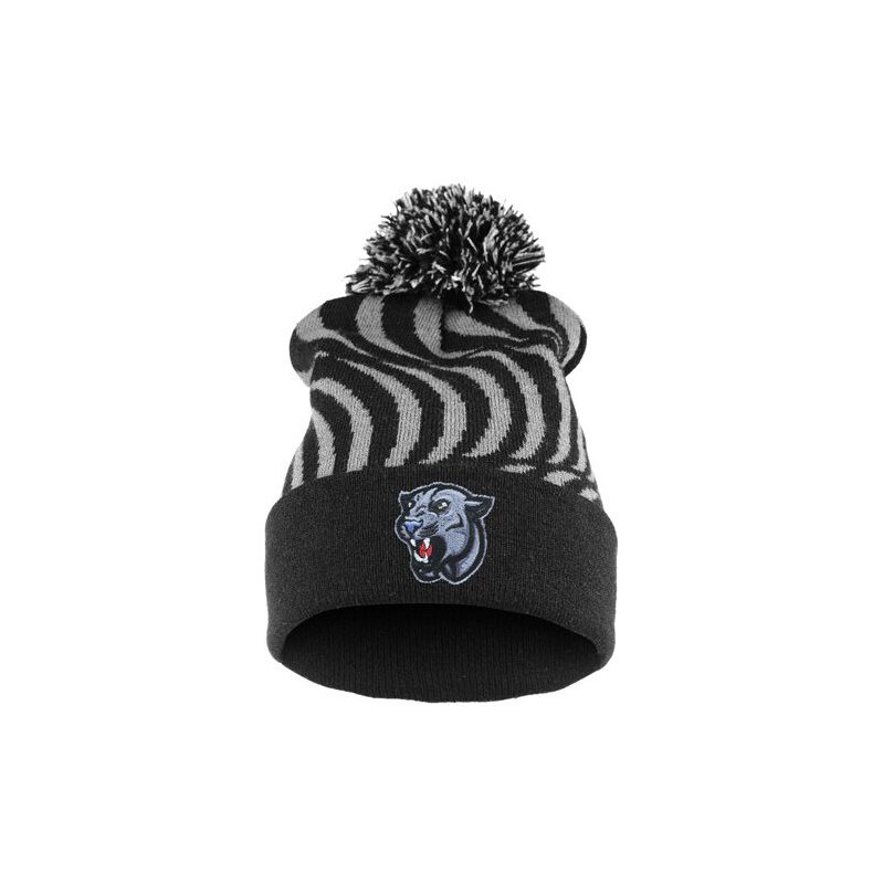 Cixi Dongkuo Čierna čapica Beanie s pumou a brmbolcom 65221122