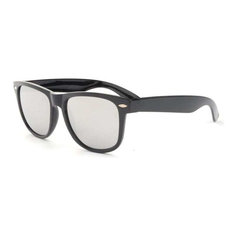 Wayfarer style Slnečné okuliare wayfarer strieborné zrkadlovky 65221208