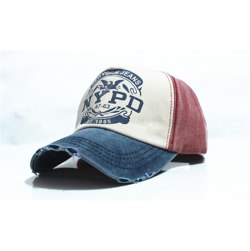 ANG-E šiltovka s nápisom NYPD - červená 65221279