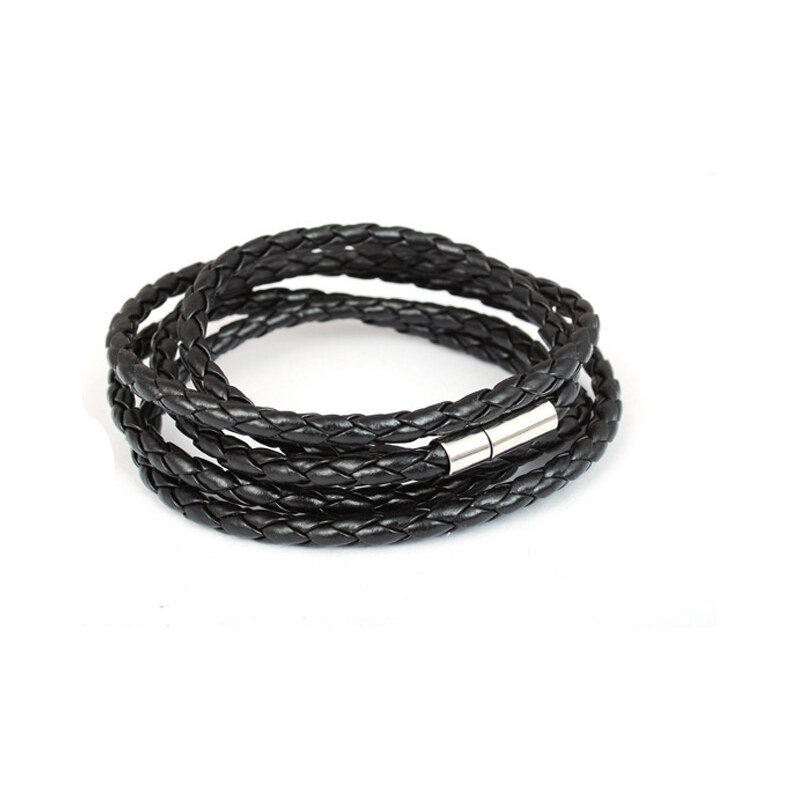 Lodestar Pletený náramok Easy Čierny 65221281