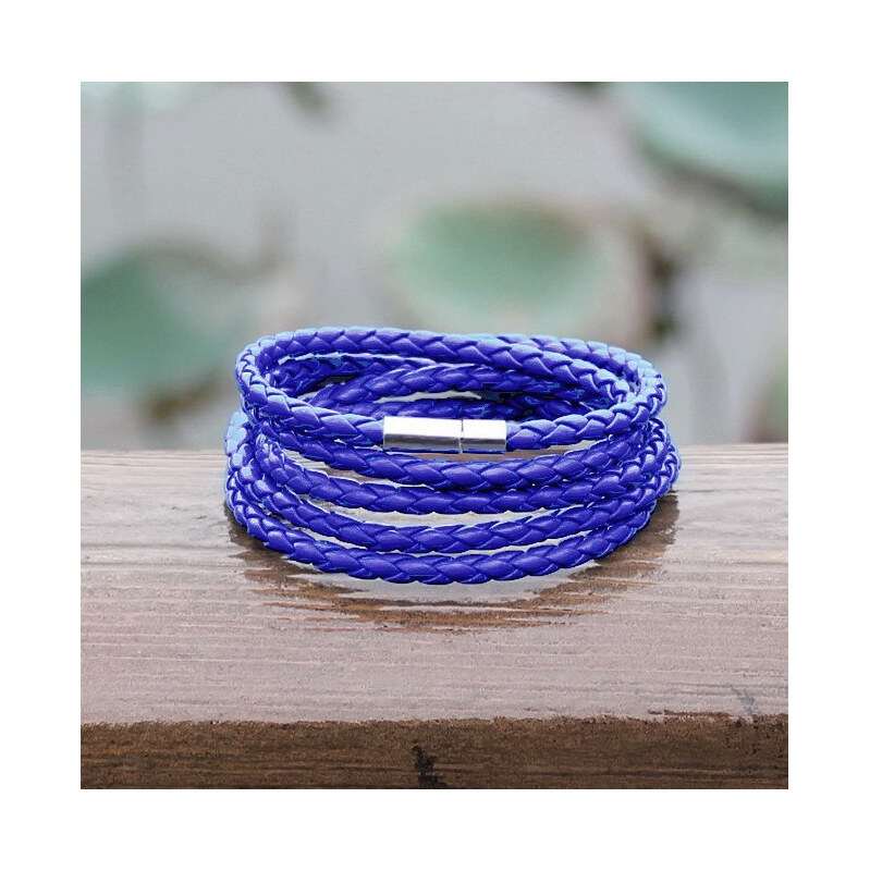 Lodestar Pletený náramok Easy Modrý 65221384