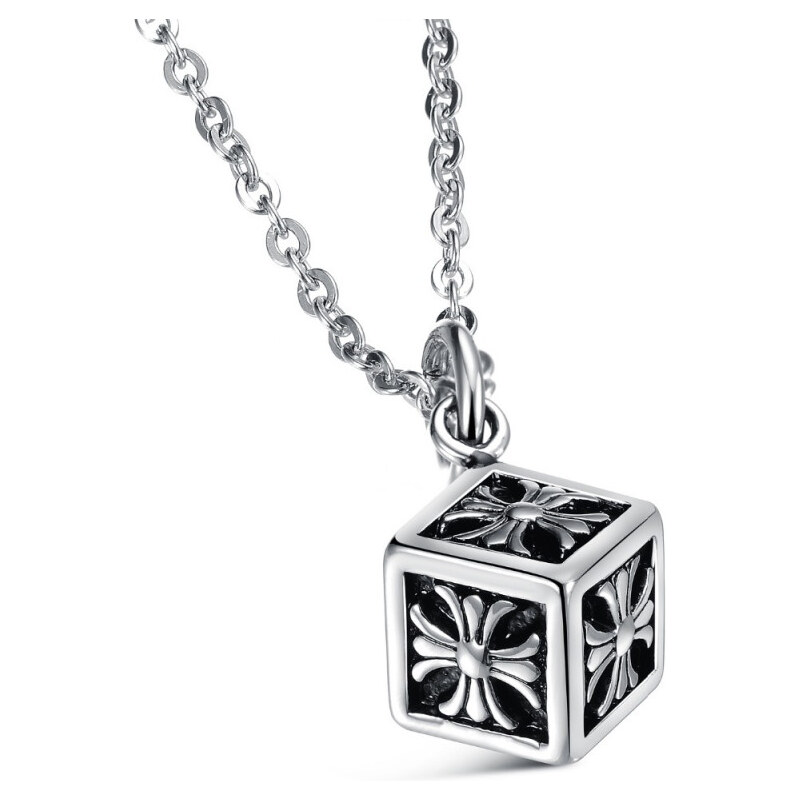 Impress Jewelry Prívesok z chirurgickej ocele - Kocka rádu templárov 65221414