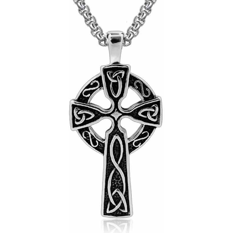 Impress Jewelry Prívesok z chirurgickej ocele keltský kríž Lancelot 65221407