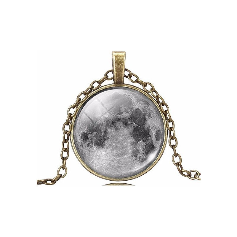 Lodestar Vintage retiazka s príveskom Moon spln 65221438