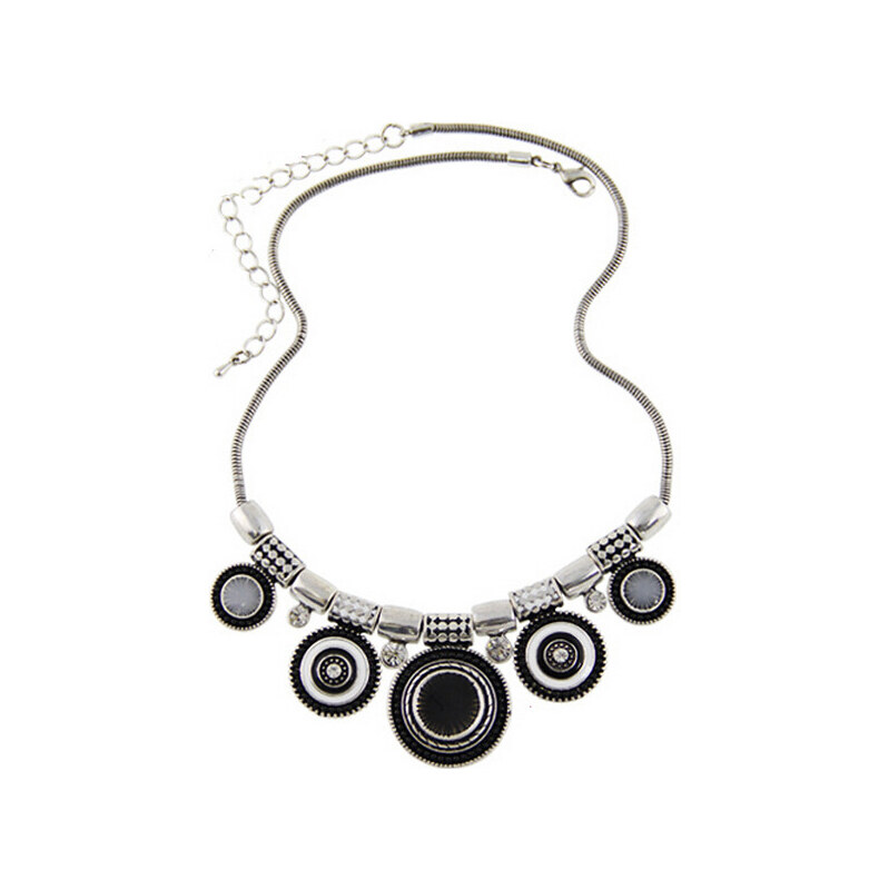 Lodestar Masívný nahrdelník kruhový Afro čierny 65221525