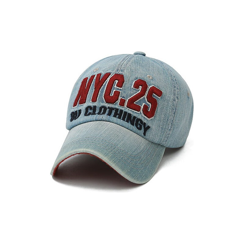 ANG-E šiltovka denim NYC.25 modrá 65221581