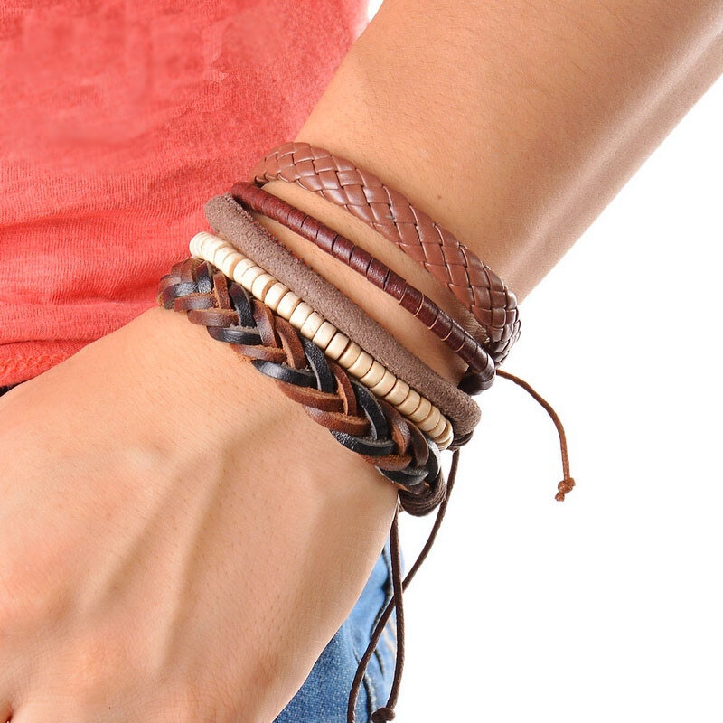 Lodestar Set pánských náramkov 5 kusov Dark Way 65221583