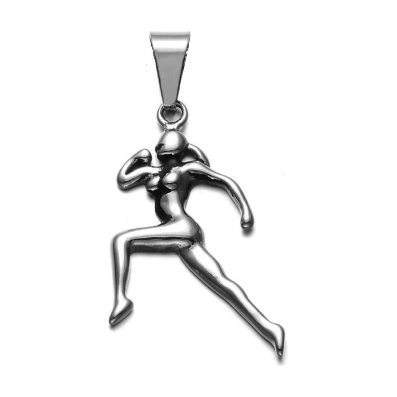 Impress Jewelry Prívesok z chirurgickej ocele Sport lady 65221681