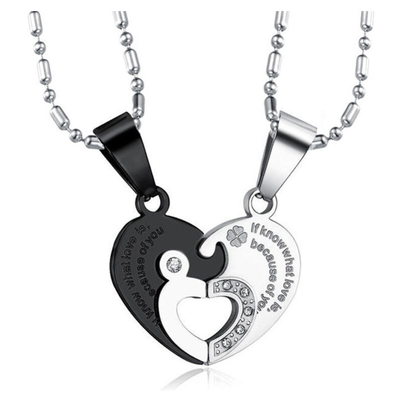 Impress Jewelry Oceľové partnerské prívesky Double Hearts 65221749