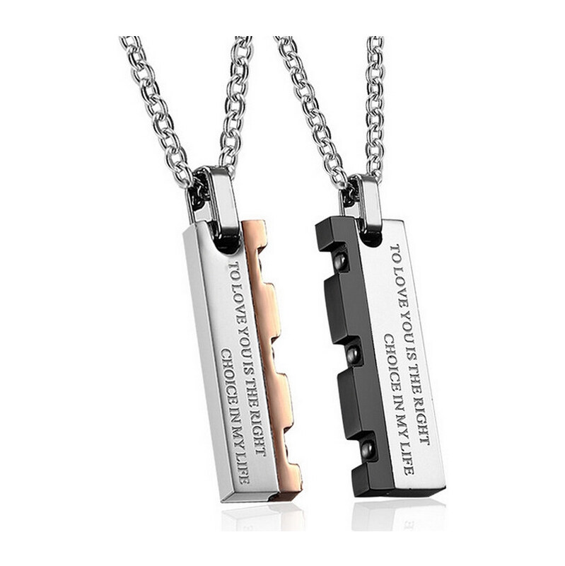 Impress Jewelry Oceľové prívesky pre dvoch Love Sticks 65221756
