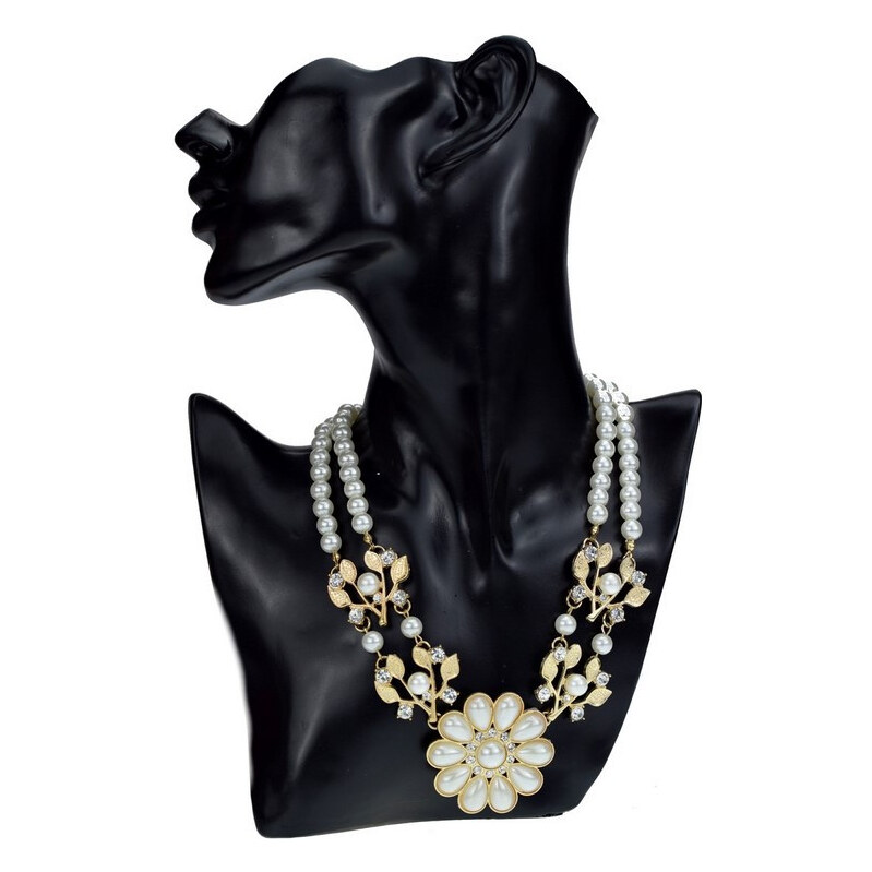 Lodestar Perlový náhrdelník so zirkonmi Carmenia 65221807