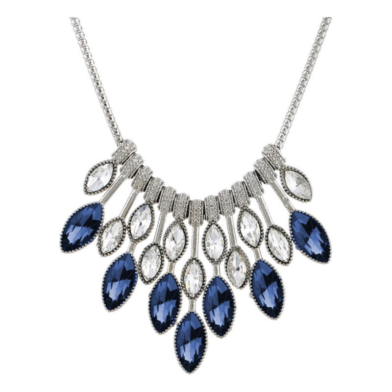 Lodestar Elegantný choker náhrdelník Blue tears 65221785