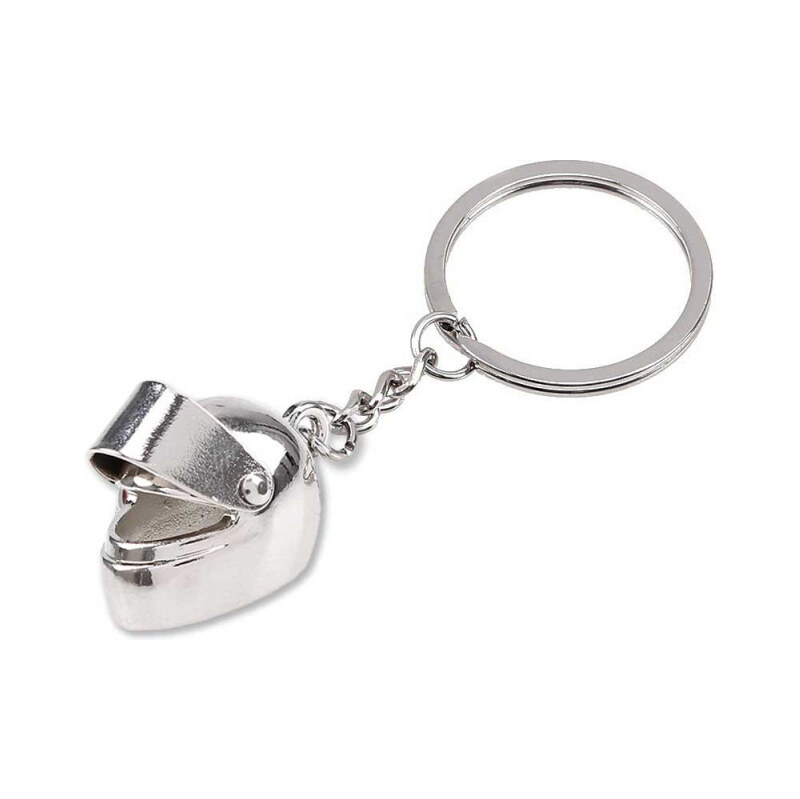 Impress Jewelry Prívesok na kľúče Moto Helma Strieborná 65221838