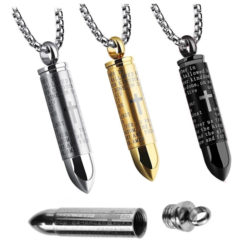 Impress Jewelry Prívesok z chirurgickej ocele SOS šrubovacia nábojnica 65221862