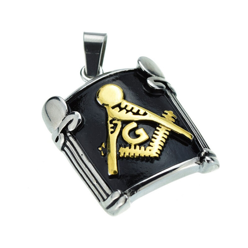 Impress Jewelry Prívesok slobodných murárov Masonic 65221863