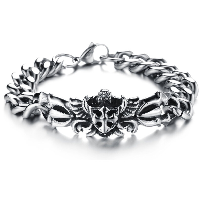 Impress Jewelry Náramok z chirurgickej ocele Shifty Biker 65221884