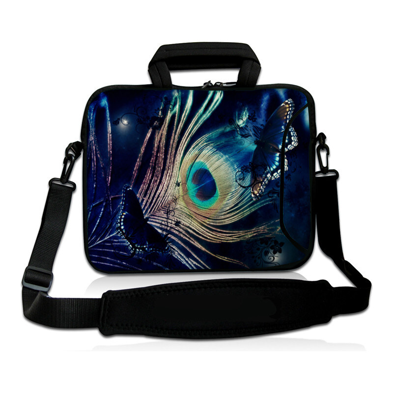 Huado taška cez rameno 15.6 Pávie pero 65221922