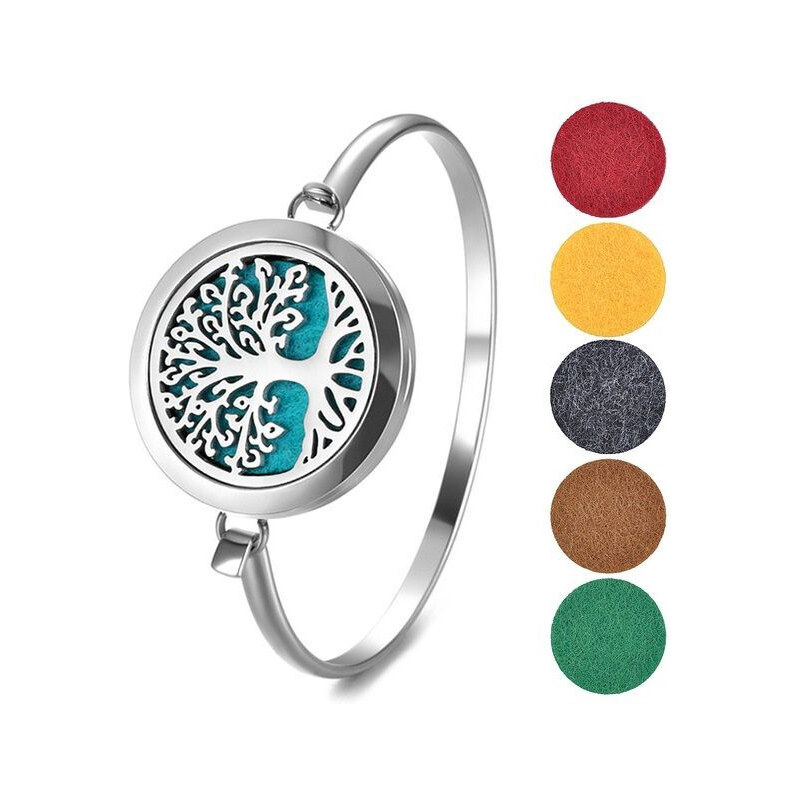 Impress Jewelry Oceľový náramok Strom života v piatich farbách 65221985