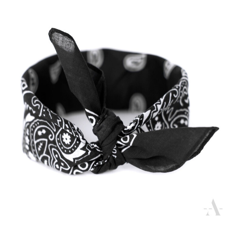 Artofpolo Šátka Bandana Classic rebel Čierna 65222048