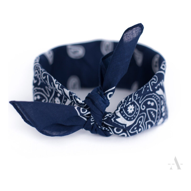 Artofpolo Šatka Bandana Classic rebel Tmavo modrá 65222067