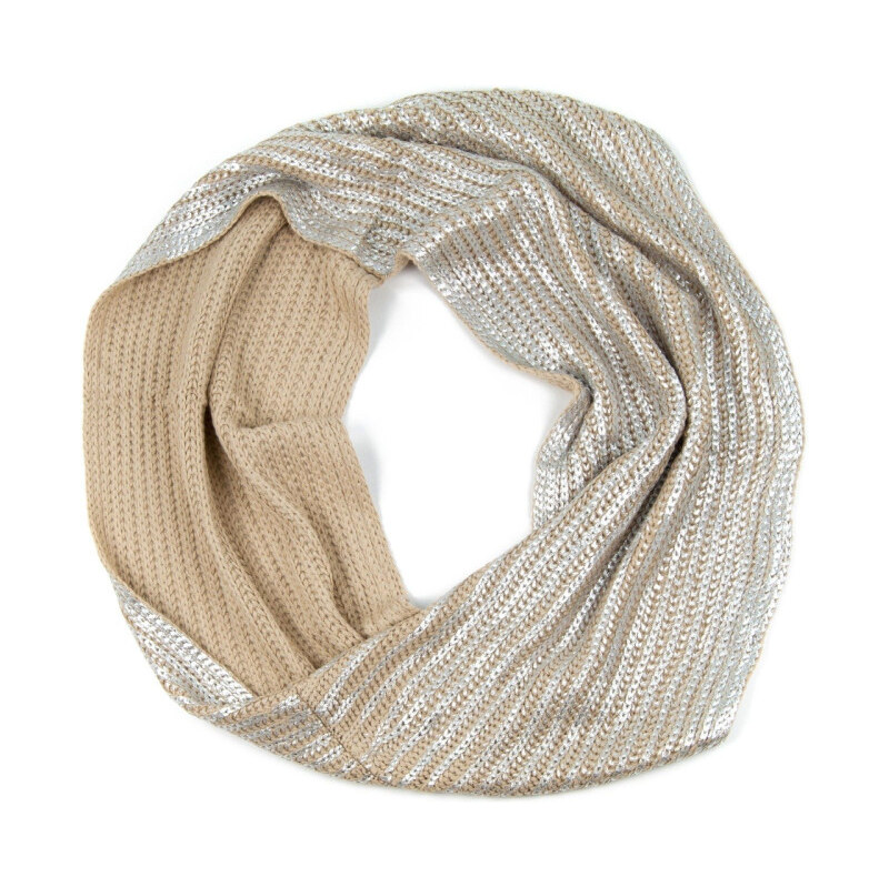 ArtOfPolo kruhový pletený šál komín Posttriebrený 65222329