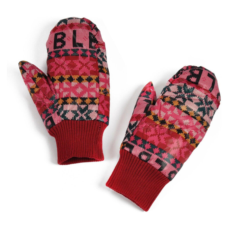 Artofpolo Dámské palčiaky rukavice s písmenkami a hviezdami 65222417