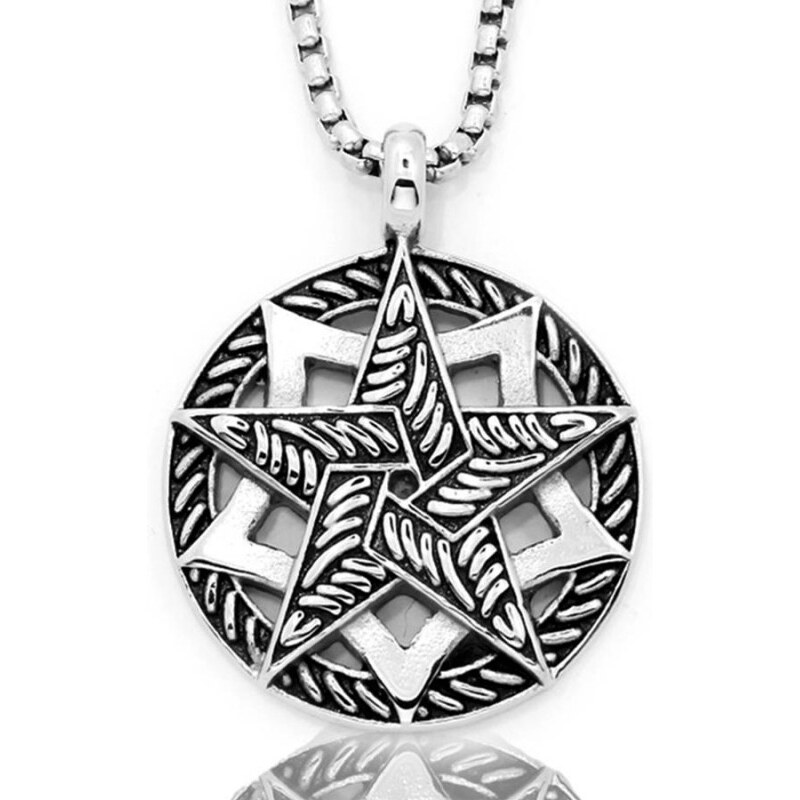 Impress Jewelry Prívesok z chirurgickej ocele Hexagram 65222413
