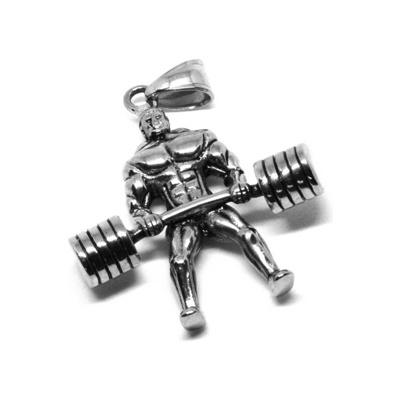 Impress Jewelry Prívesok z chirurgickej ocele Vzpierač 65222436