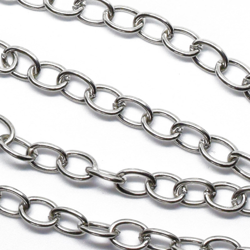 Impress Jewelry Retiazka z chirurgickej ocele Oval 5 mm / 50-90cm 65222470