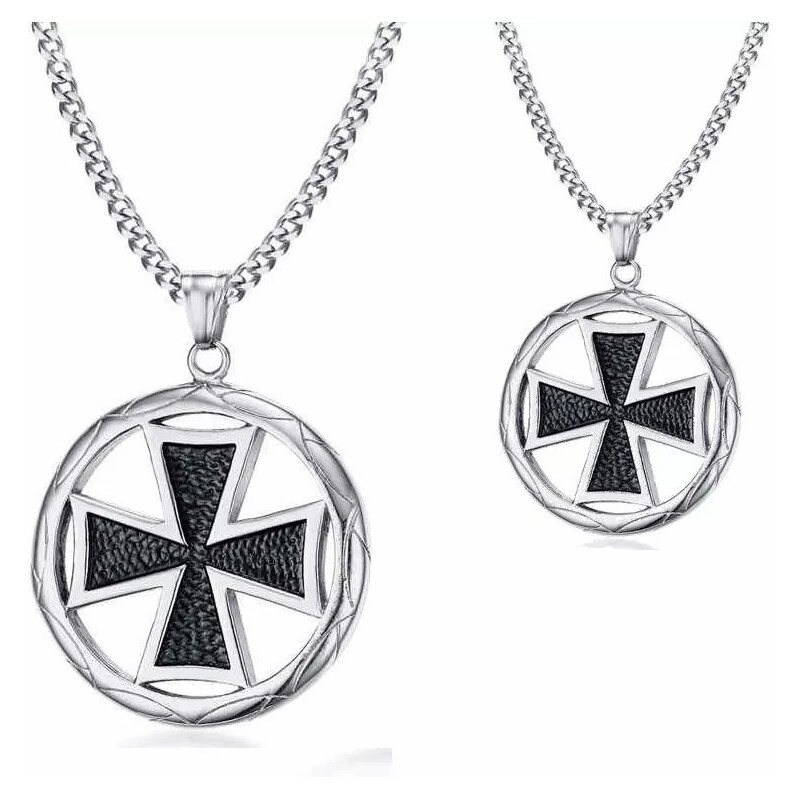 Impress Jewelry Prívesok z chirurgickej ocele Maltézsky kríž 65222569