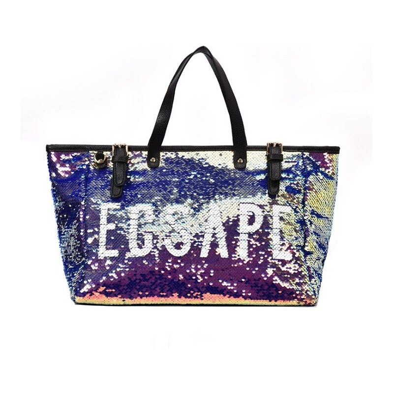 Lifestyle Dámska flitrová cestovná taška ecsape Multi 65222618