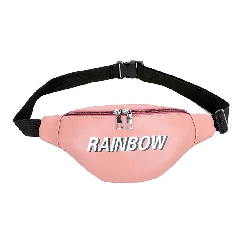 Lifestyle RAINBOW koženková ľadvinka Ružová 65222671