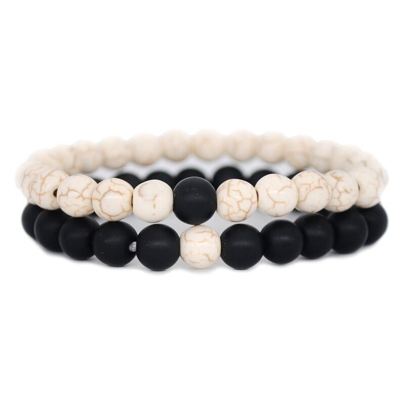 Lodestar Set náramkov z prírodných kameňov Camel 65222698