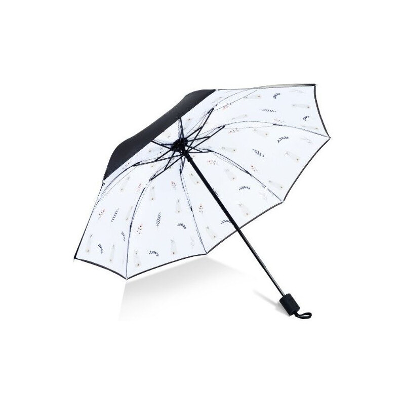 Carla Dámsky skladací dáždnik Lístok s psíkom 65223028