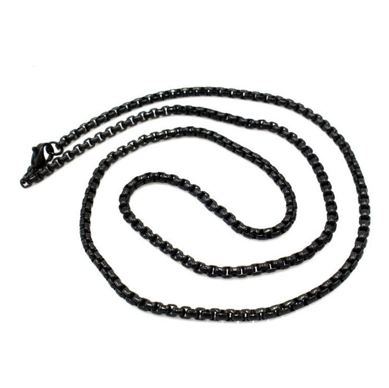 Impress Jewelry Retiazka z chirurgickej ocele Black Wheels - 3 mm / 50 65223084