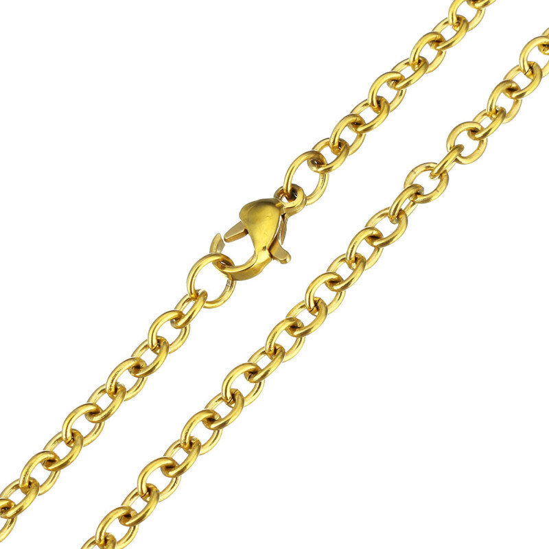 Impress Jewelry Retiazka z chirurgickej ocele Reno Gold 4mm / 50-90cm 65228191